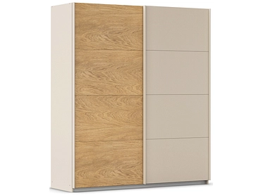 Armoire portes coulissantes MATTERHORN chêne artisan