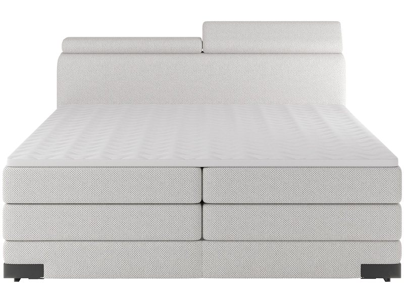 Boxspring KANO gris clair