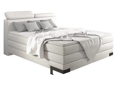 Boxspring KANO gris clair