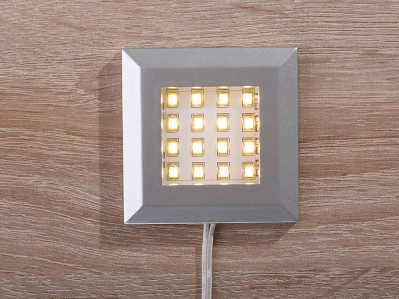 Illuminazione LED CRUSH bianco crema