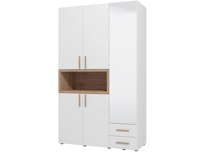 Drehtürenschrank CRUSH weiss Drehtürenschrank CRUSH weiss