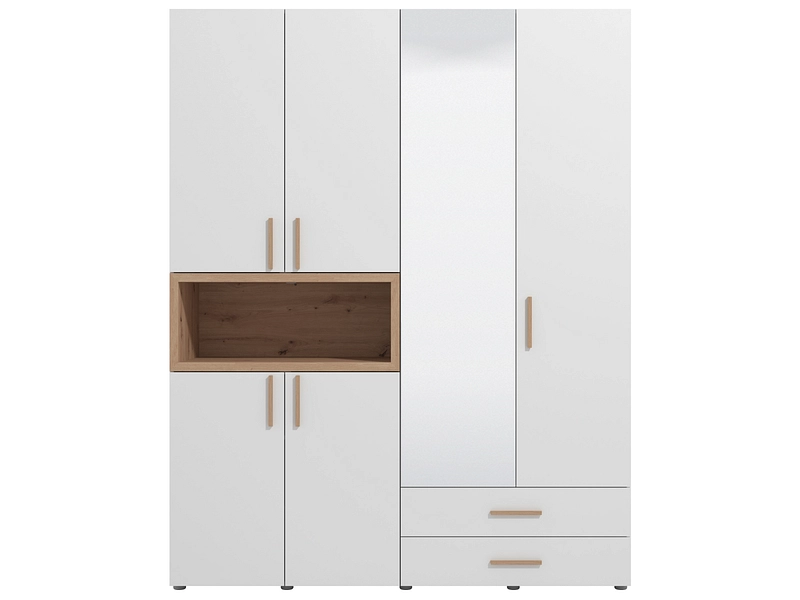 Armadio ante battenti CRUSH bianco