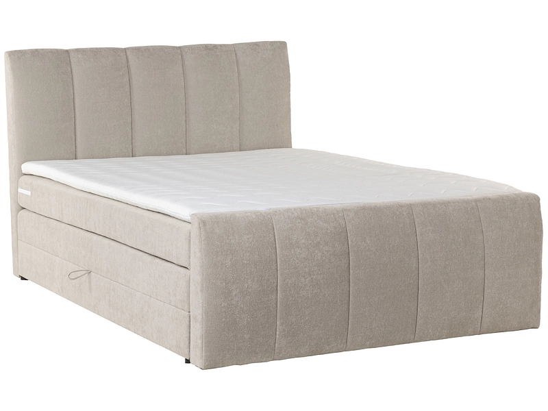 Boxspring CAPRI beige 160x200cm semirigido