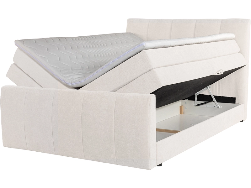 Boxspring CAPRI bianco crema