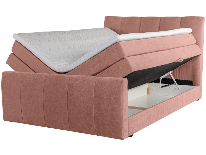 Boxspring CAPRI rosa chiaro