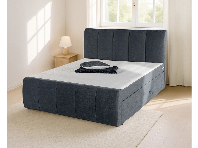 Boxspringbett CAPRI blau