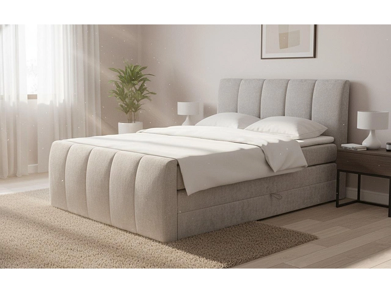 Boxspring CAPRI argento