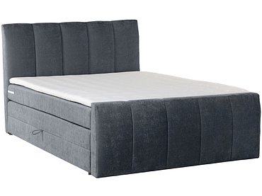 Boxspringbett CAPRI blau