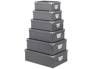 Set Aufbewahrungsboxen SOREN grau