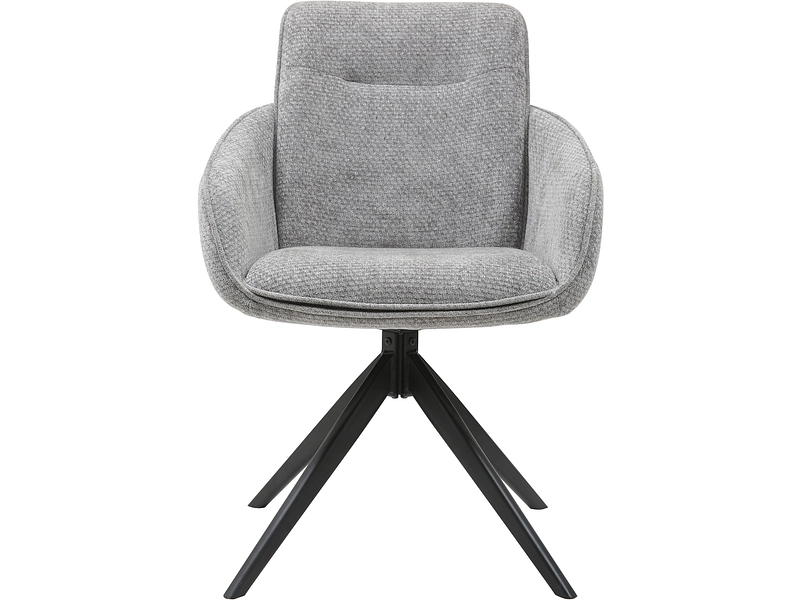 Sedia LAPPI tessuto grigio