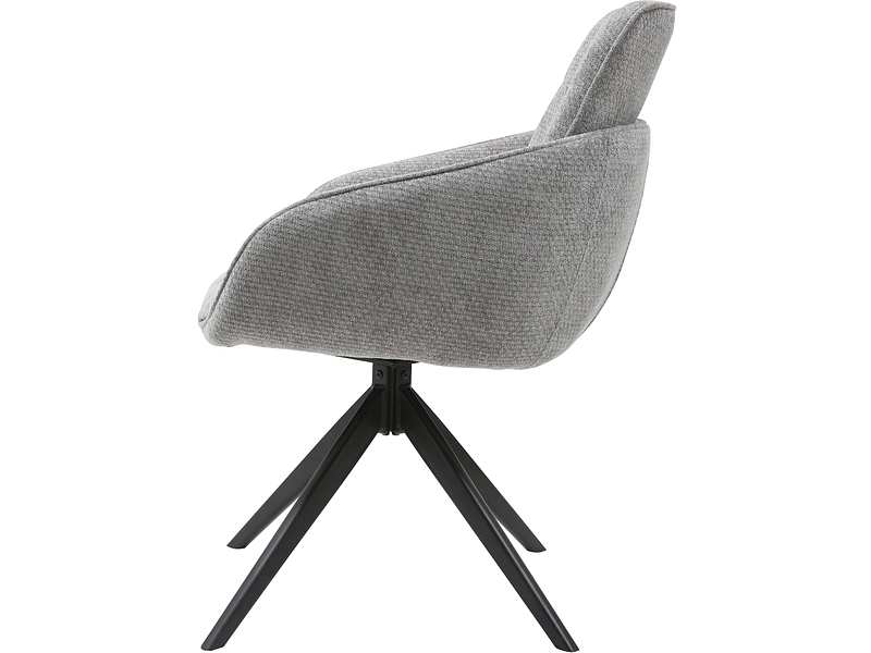 Sedia LAPPI tessuto grigio