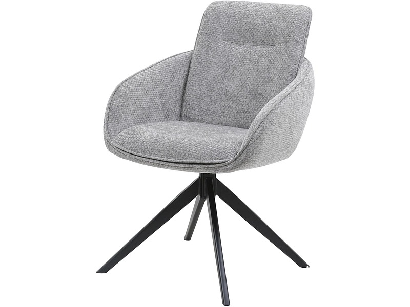 Sedia LAPPI tessuto grigio