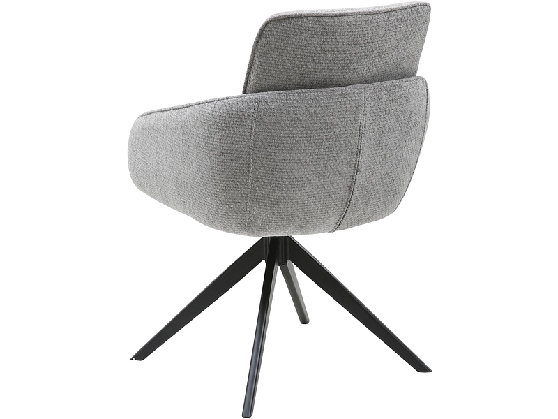 Sedia LAPPI tessuto grigio