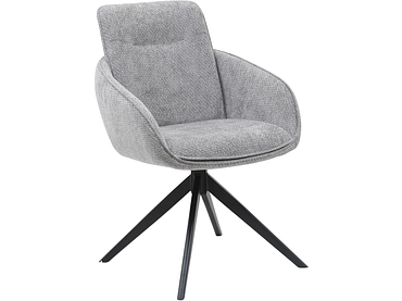 Sedia LAPPI tessuto grigio