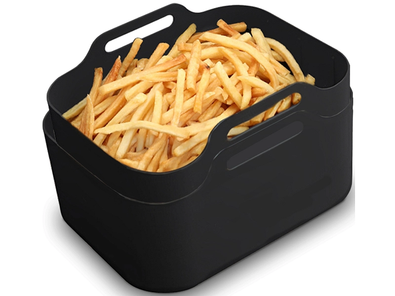 KITCHENCOOK Set 2 Körbe für Air Fryer