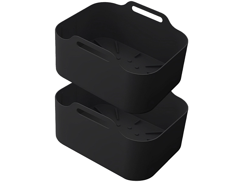 KITCHENCOOK Set 2 Körbe für Air Fryer