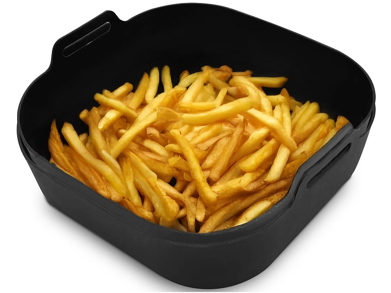 KITCHENCOOK Set 2 Körbe für Air Fryer