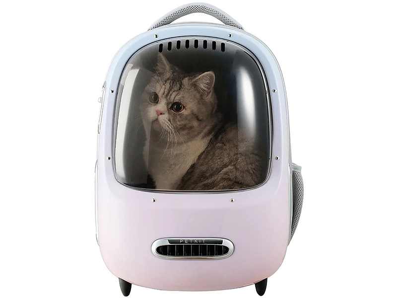 Sac de transport animaux PETKIT Plastique rose
