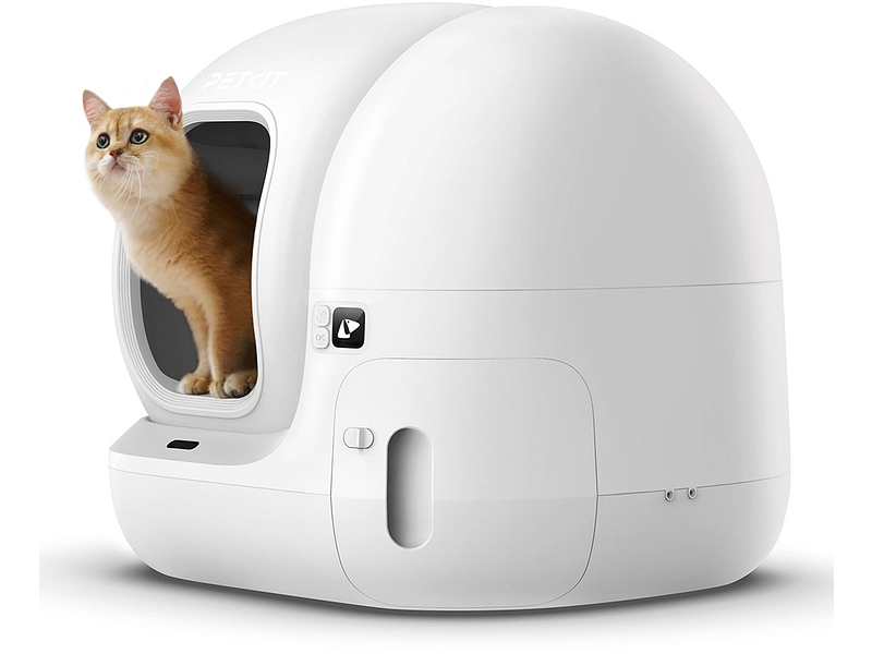 Litière autonettoyante PETKIT Polypropylène blanc