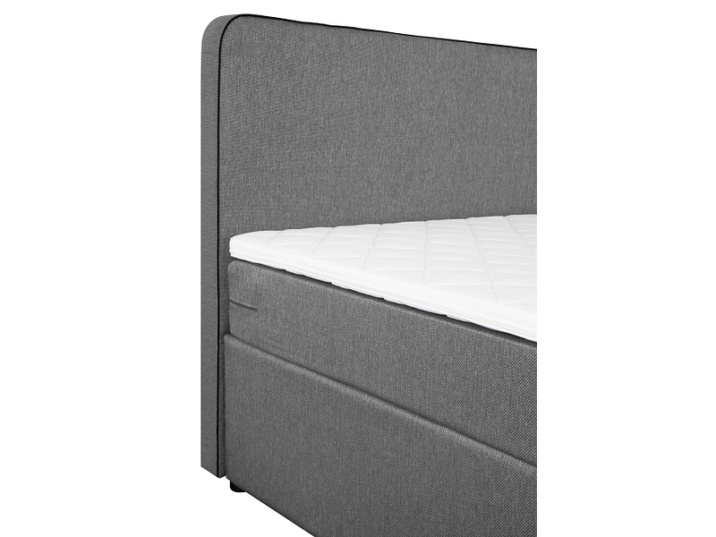 Boxspringbett ANTON grau