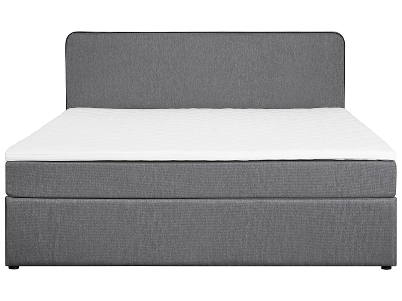Boxspringbett ANTON grau
