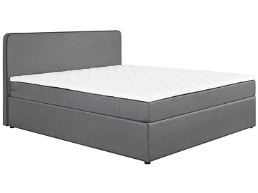 Boxspringbett ANTON grau