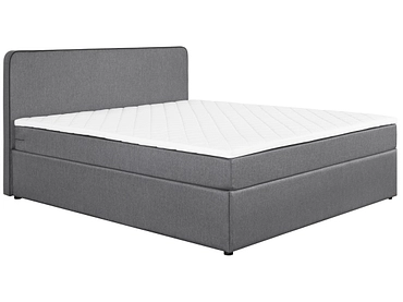 Boxspringbett ANTON grau