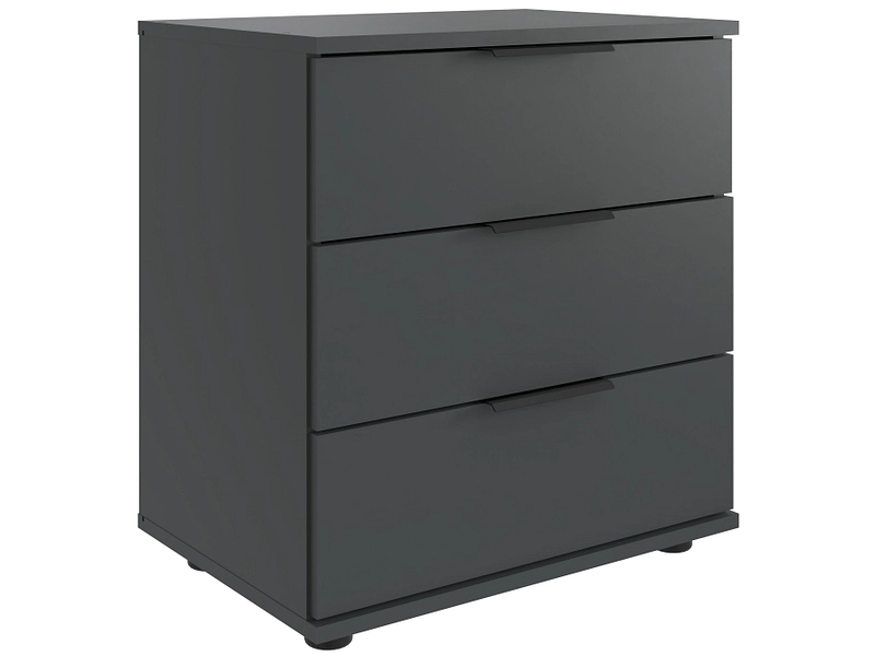 Set di 2 comodini MIDNIGHT 6 cassetti