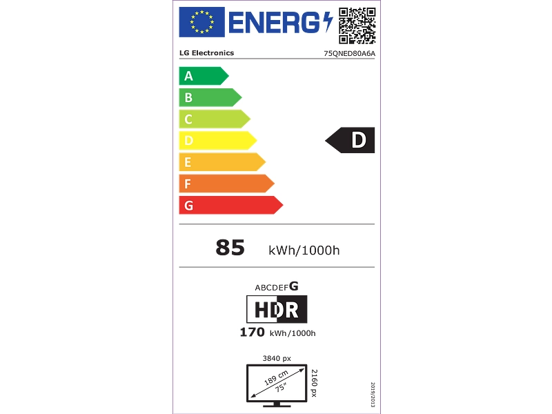 LG ELECTRONICS TV QNED