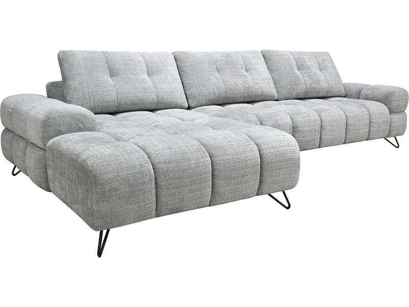 Ecksofa FARO Stoff grau