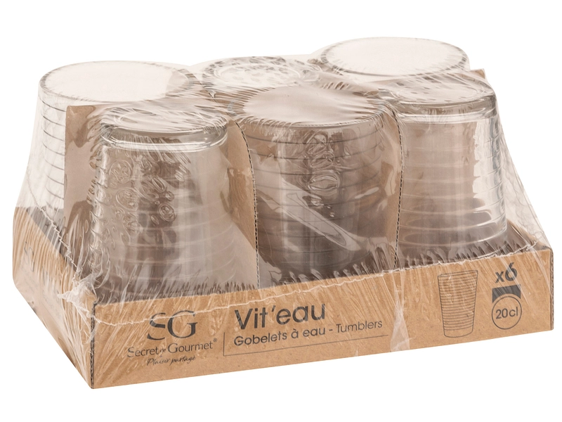 Set de verres FIRST 6 pièces 20 cl
