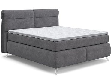 Boxspring SWISS HOME STYLE AMBER grigio scuro