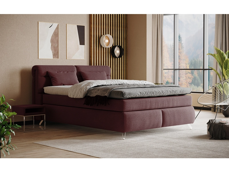 Boxspring SWISS HOME STYLE AMBER bordeaux