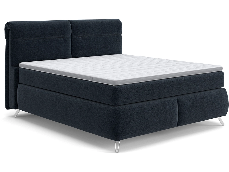 Boxspringbett SWISS HOME STYLE AMBER blau