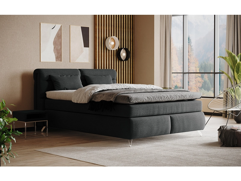 Boxspringbett SWISS HOME STYLE AMBER schwarz