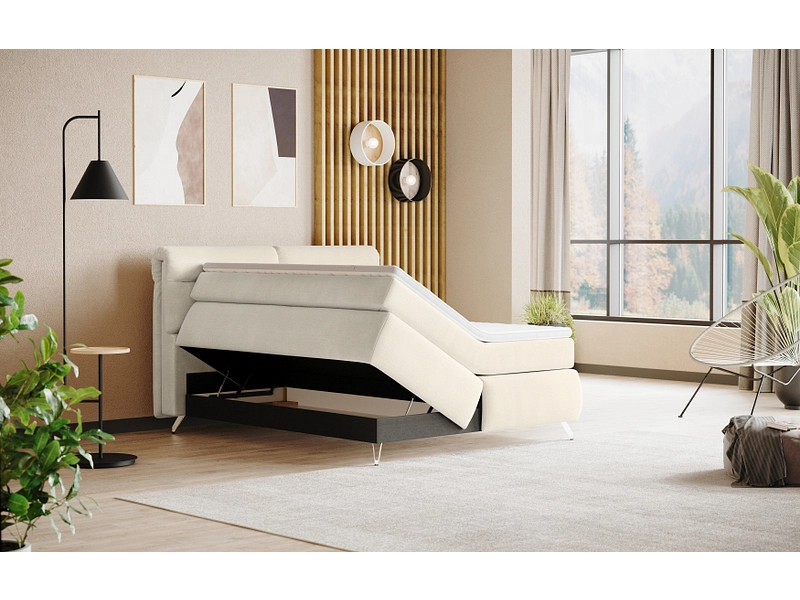 Boxspringbett SWISS HOME STYLE AMBER beige Boxspringbett SWISS HOME STYLE AMBER beige