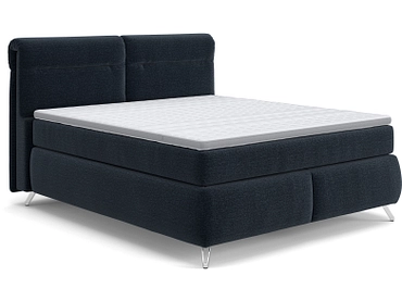 Boxspringbett SWISS HOME STYLE AMBER blau