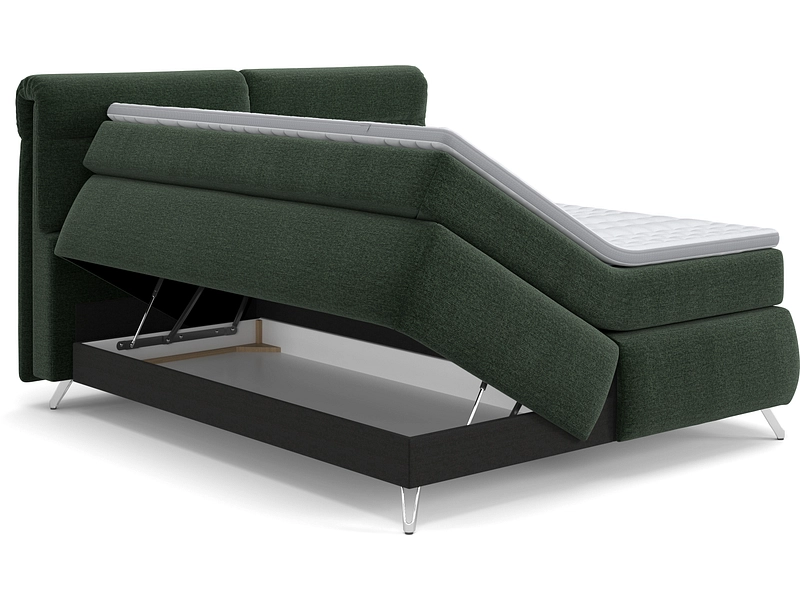 Boxspringbett SWISS HOME STYLE AMBER dunkelgrün