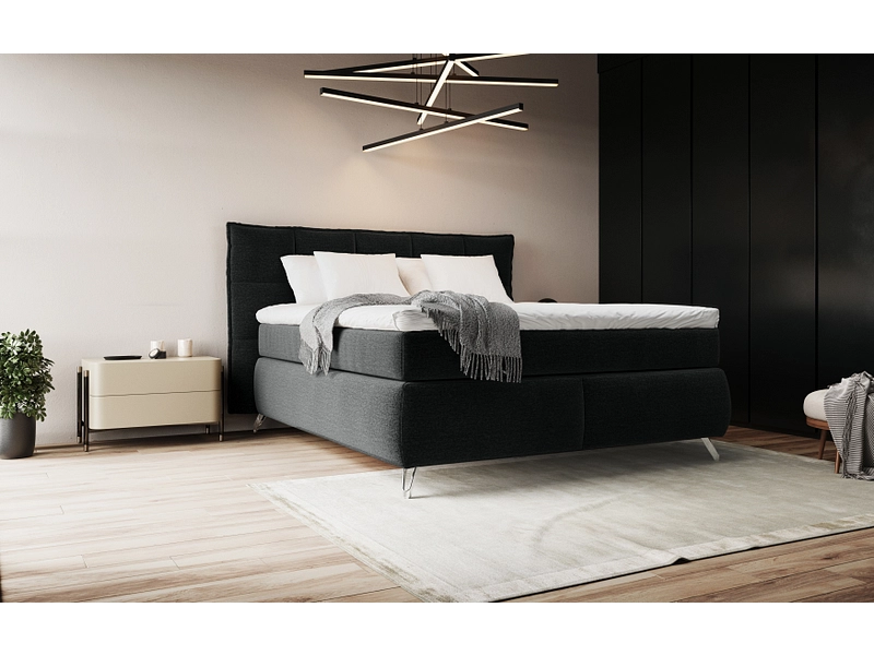Boxspring SWISS HOME STYLE AGATA grigio scuro
