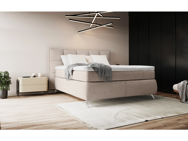 Boxspringbett SWISS HOME STYLE AGATA sand