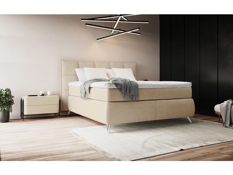 Boxspringbett SWISS HOME STYLE AGATA beige