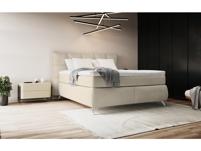 Boxspringbett SWISS HOME STYLE AGATA beige