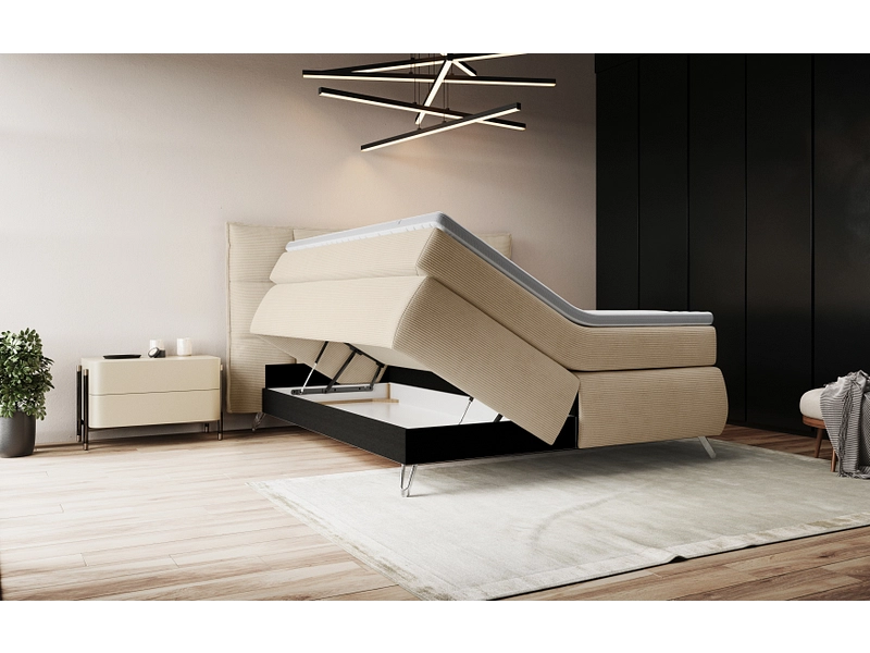 Boxspringbett SWISS HOME STYLE AGATA beige