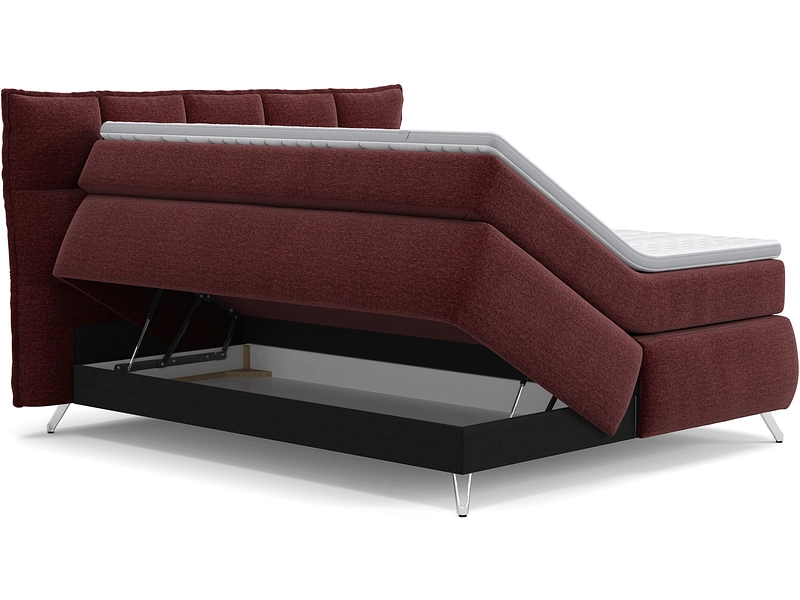 Boxspring SWISS HOME STYLE AGATA bordeaux