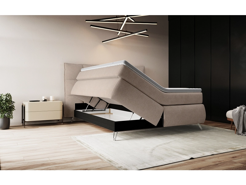 Boxspringbett SWISS HOME STYLE AGATA sand