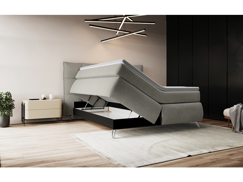 Boxspring SWISS HOME STYLE AGATA grigio chiaro