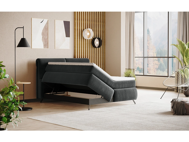 Boxspringbett SWISS HOME STYLE AMBER schwarz
