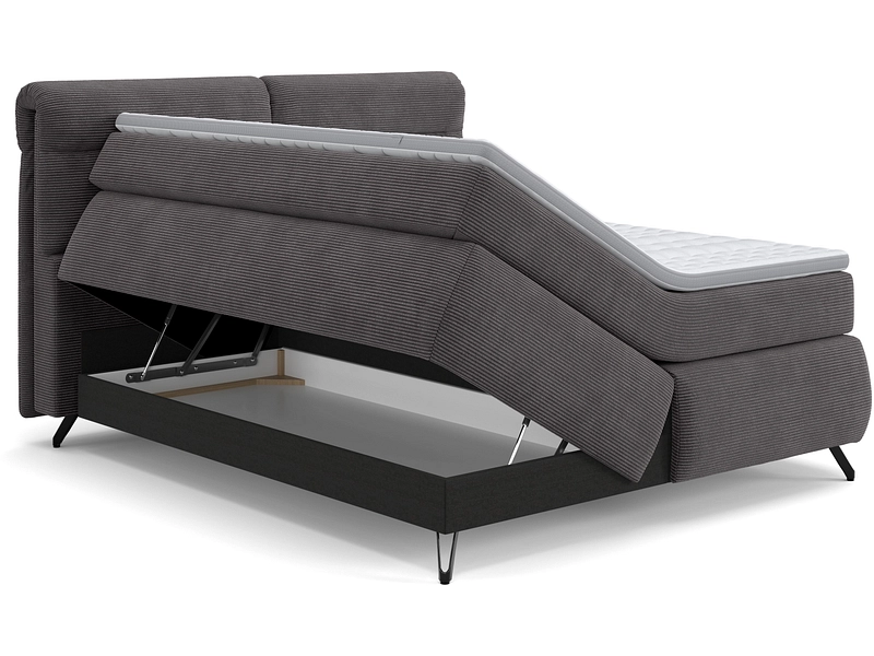 Boxspringbett SWISS HOME STYLE AMBER anthrazit
