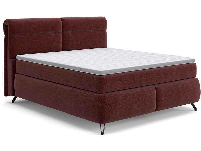 Boxspringbett SWISS HOME STYLE AMBER bordeau Boxspringbett SWISS HOME STYLE AMBER bordeau