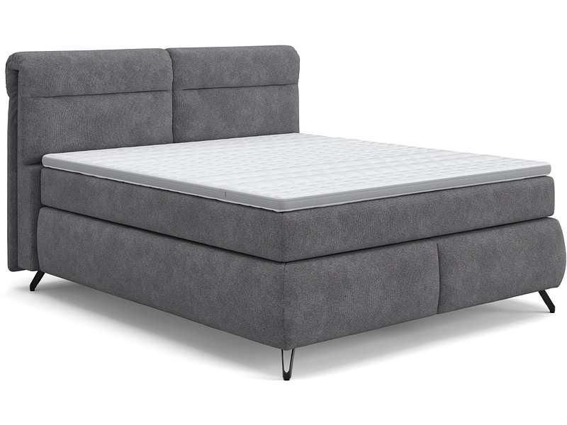 Boxspringbett SWISS HOME STYLE AMBER dunkelgrau Boxspringbett SWISS HOME STYLE AMBER dunkelgrau